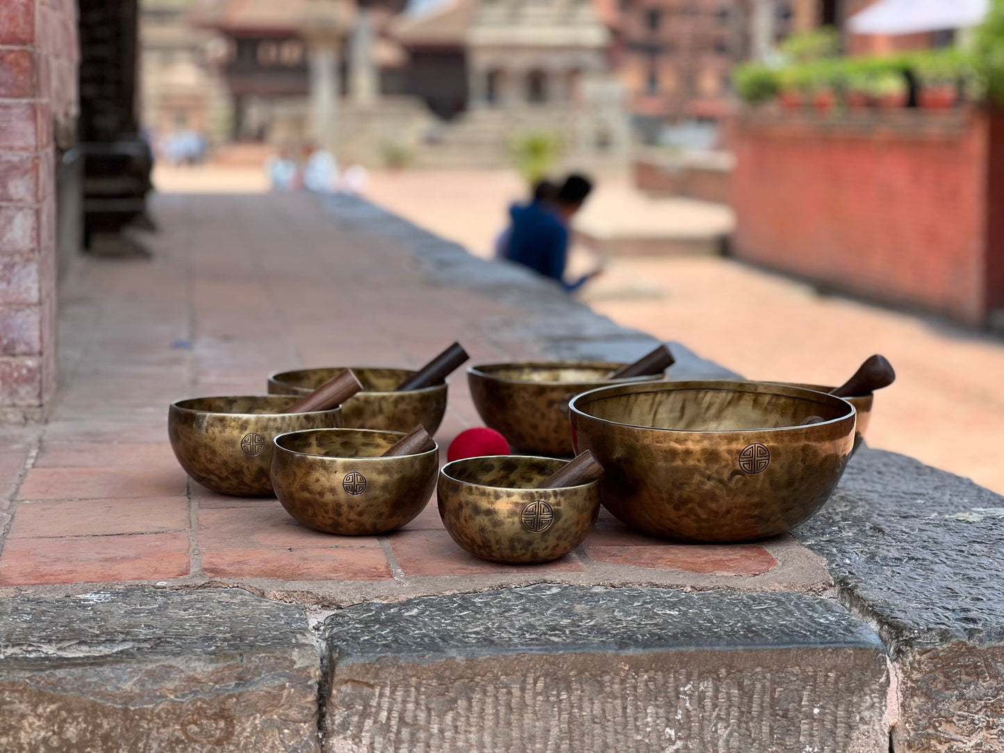 5-10 inches Full Moon Singing Bowl- Set of Seven Chakra Tuned Bowl- Made With Full Moon Energy For Chakra Healing and Meditation